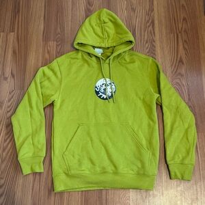 H&M NWT‎ Green Hoodie with Connected We Are All Graphic Design Size Xs